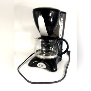 Elite by Maxi-Matic 4 Cup Personal Coffee Maker GUC Desk Dorm RV Drip Pause
